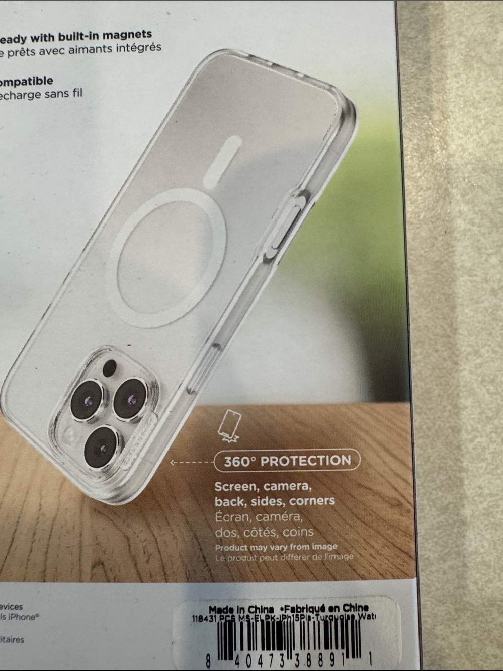 PopSockets PopCase for MagSafe - Blue Water Print - Picture 5 of 7